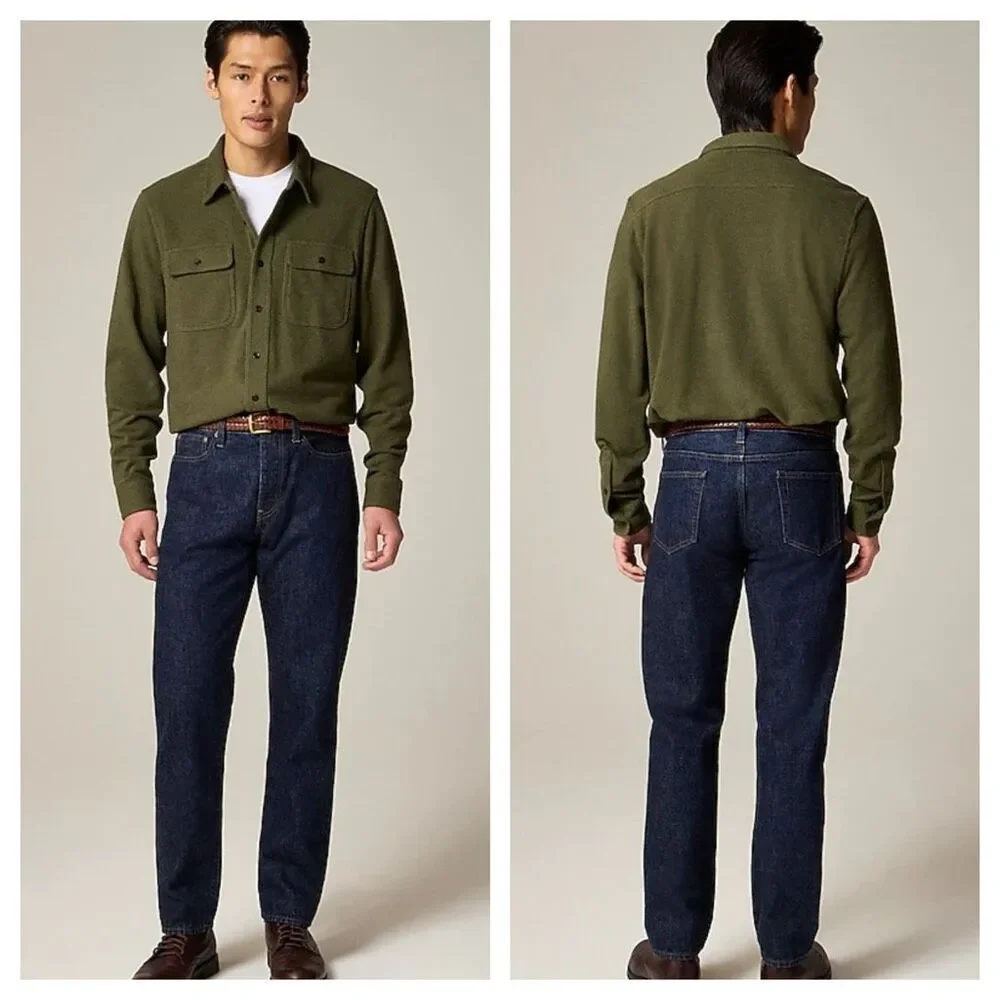 NEW J. Crew Long-sleeve‎ textured sweater-tee shirt Size XL Smokey Moss green